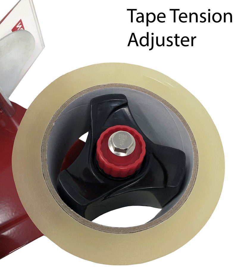 Clipco Premium Tape Dispenser Gun with Retractable Safety Blade and Tape Included (Pack of 3) (Red-Black) - Image 5